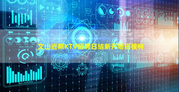 文山近期KTV招聘日结新开场招模特
